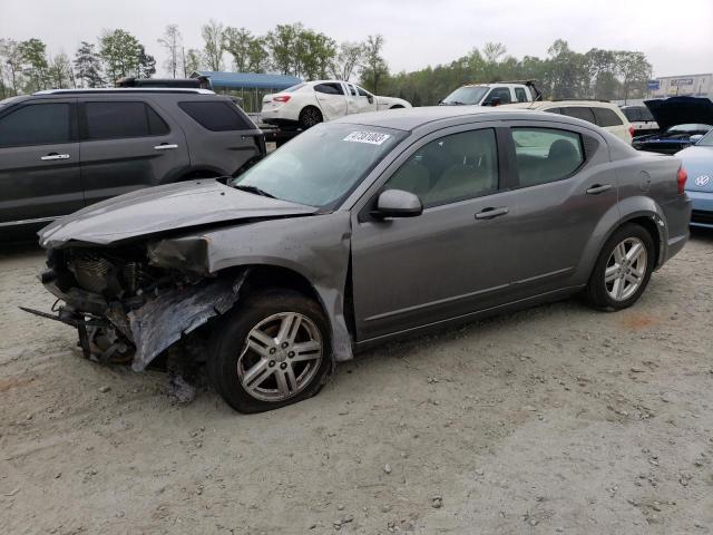 1C3CDZCB8CN209047 - 2012 DODGE AVENGER SXT GRAY photo 1