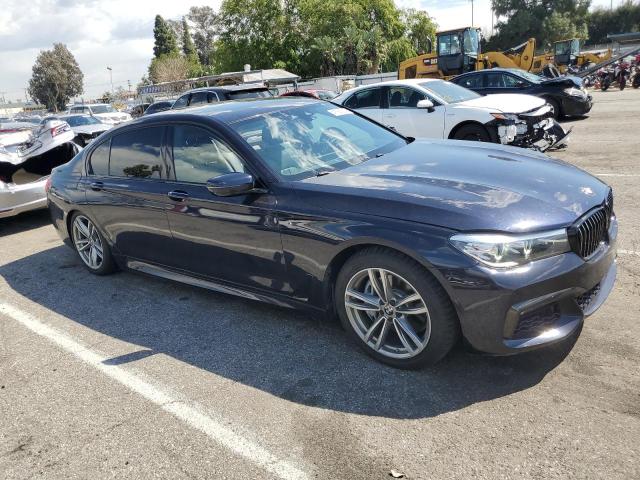 WBA7E2C30HG741153 - 2017 BMW 740 I BLUE photo 4