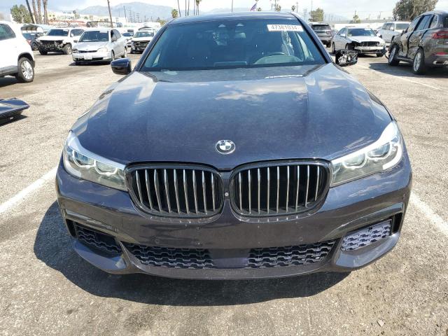 WBA7E2C30HG741153 - 2017 BMW 740 I BLUE photo 5