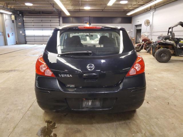 3N1BC1CP1CL362301 - 2012 NISSAN VERSA S BLACK photo 6