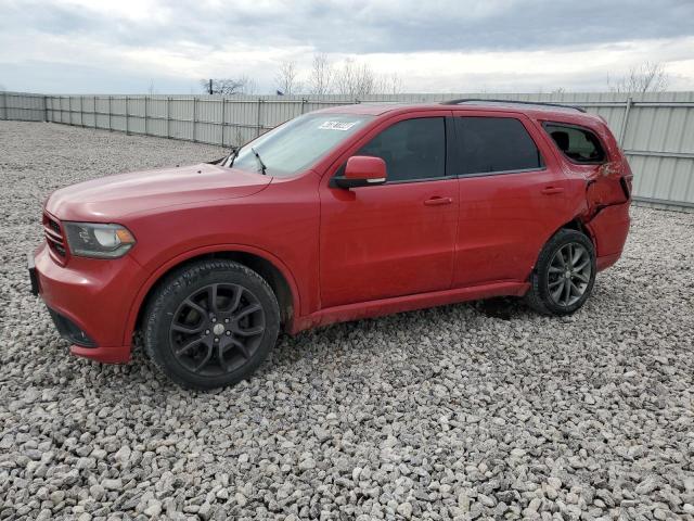 1C4SDJCTXFC851058 - 2015 DODGE DURANGO R/T RED photo 1