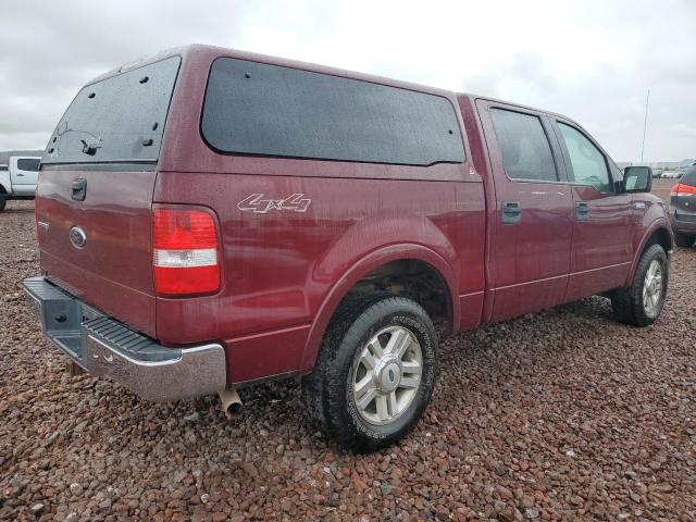 1FTPW14564KA06159 - 2004 FORD F150 SUPERCREW BURGUNDY photo 3