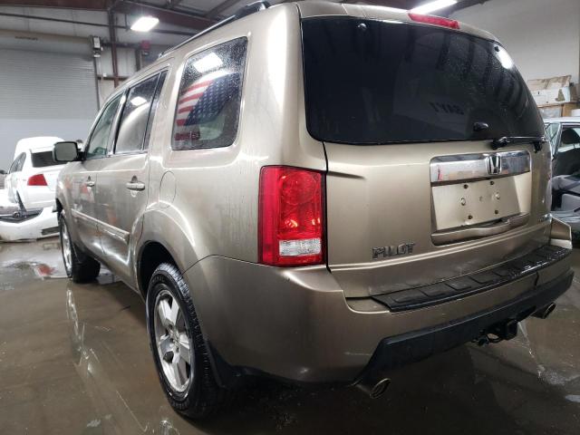 5FNYF4H71BB019431 - 2011 HONDA PILOT EXLN TAN photo 2