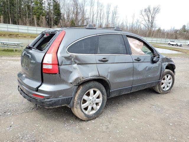 JHLRE4H45BC015282 - 2011 HONDA CR-V SE GRAY photo 3