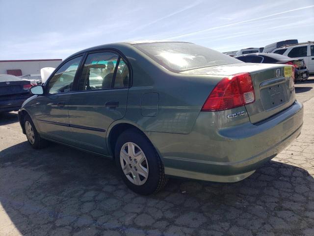 2HGES16344H570898 - 2004 HONDA CIVIC DX VP GREEN photo 2