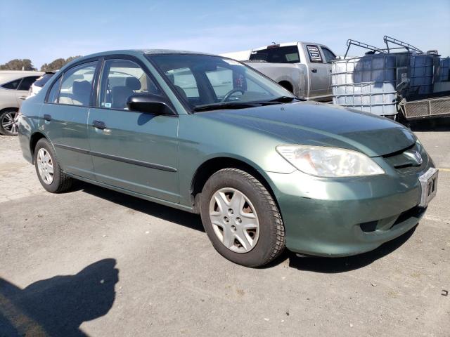 2HGES16344H570898 - 2004 HONDA CIVIC DX VP Yaşıl foto 4