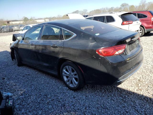 1C3CCCAB3FN657655 - 2015 CHRYSLER 200 LIMITED BLACK photo 2