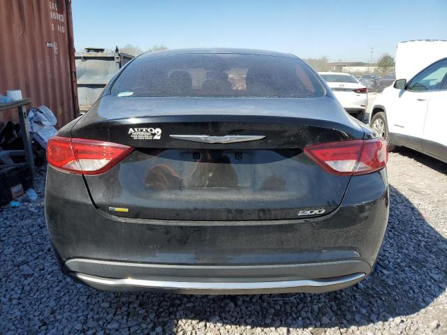 1C3CCCAB3FN657655 - 2015 CHRYSLER 200 LIMITED BLACK photo 6