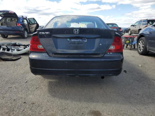 1HGEM21573L062998 - 2003 HONDA CIVIC LX BLACK photo 6