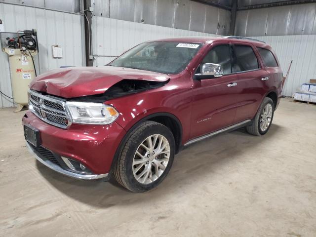 1C4RDJEG3EC301116 - 2014 DODGE DURANGO CITADEL MAROON photo 1