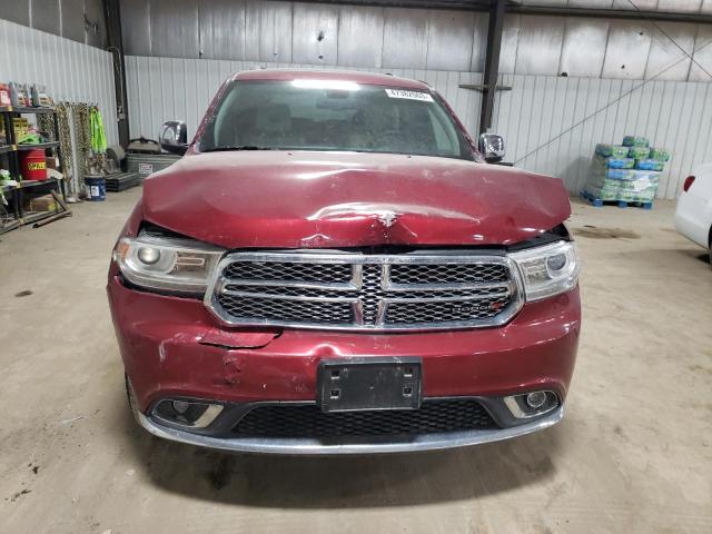 1C4RDJEG3EC301116 - 2014 DODGE DURANGO CITADEL MAROON photo 5