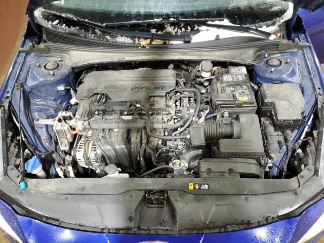 5NPLL4AG8MH017340 - 2021 HYUNDAI ELANTRA SE BLUE photo 11