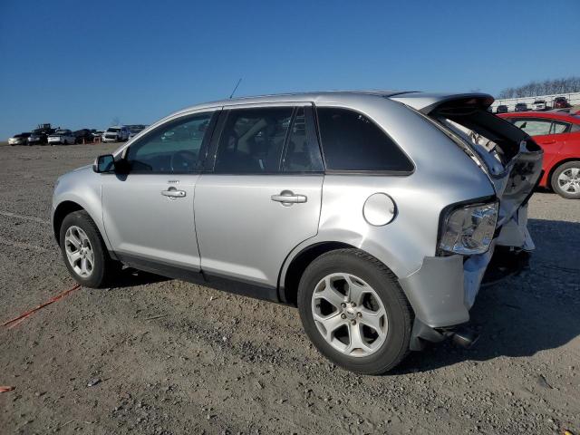 2FMDK3JC5CBA89617 - 2012 FORD EDGE SEL SILVER photo 2