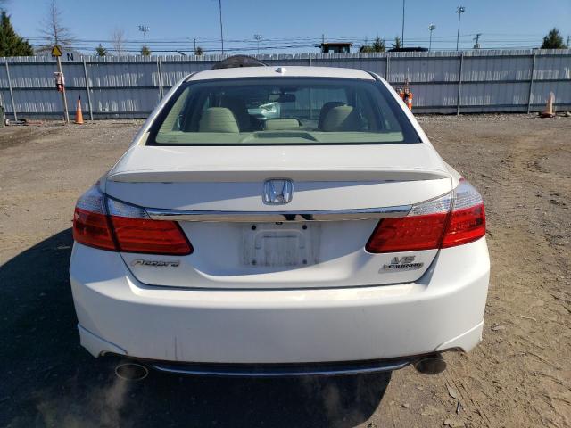 1HGCR3F98EA013107 - 2014 HONDA ACCORD TOURING WHITE photo 6