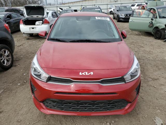 3KPA25ADXPE569257 - 2023 KIA RIO S RED photo 5