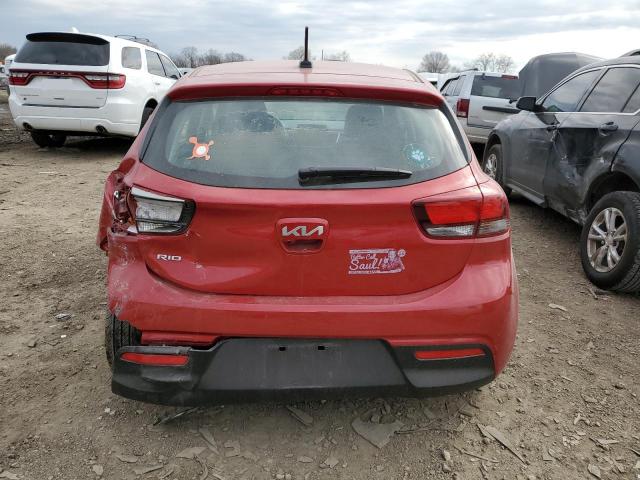 3KPA25ADXPE569257 - 2023 KIA RIO S RED photo 6