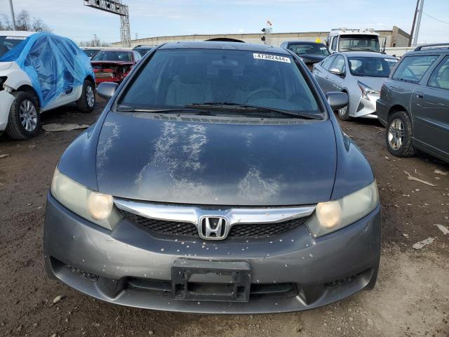 2HGFA168X9H545711 - 2009 HONDA CIVIC EX GRAY photo 5