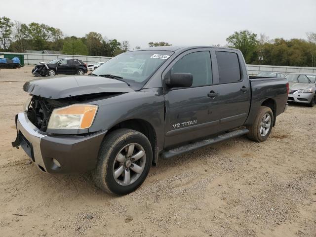 1N6BA0ED8CN326408 - 2012 NISSAN TITAN S CHARCOAL photo 1