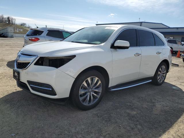 5FRYD4H44EB020703 - 2014 ACURA MDX TECHNOLOGY CREAM photo 1