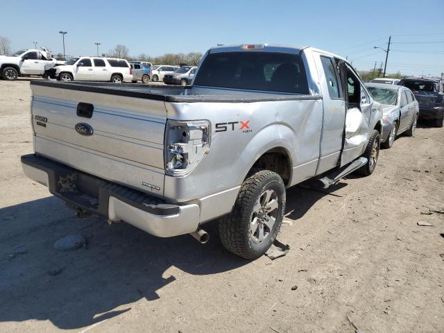 1FTFX1EF6DFB07517 - 2013 FORD F150 SUPER CAB SILVER photo 3