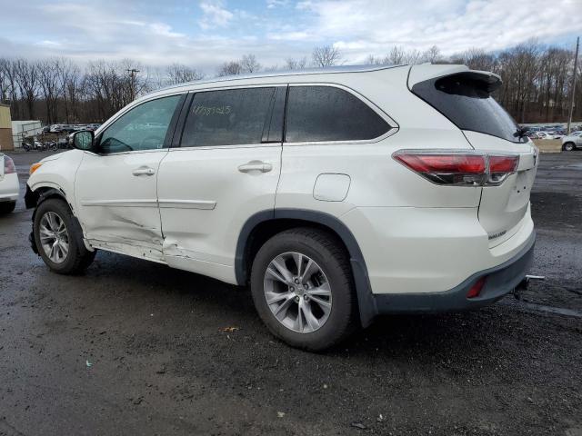 5TDJKRFH8ES041044 - 2014 TOYOTA HIGHLANDER XLE 白色 照片 2