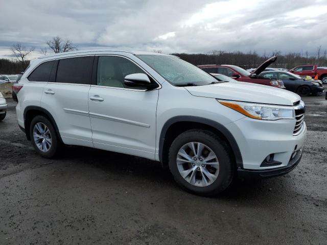 5TDJKRFH8ES041044 - 2014 TOYOTA HIGHLANDER XLE 白色 照片 4