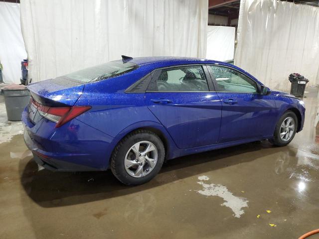 5NPLL4AG1MH046565 - 2021 HYUNDAI ELANTRA SE BLUE photo 3