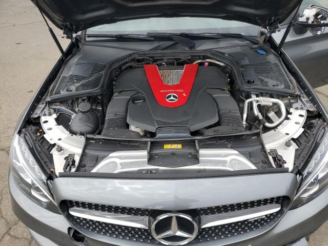 WDDWJ6EB3JF655407 - 2018 MERCEDES-BENZ C 43 4MATIC AMG GRAY photo 11