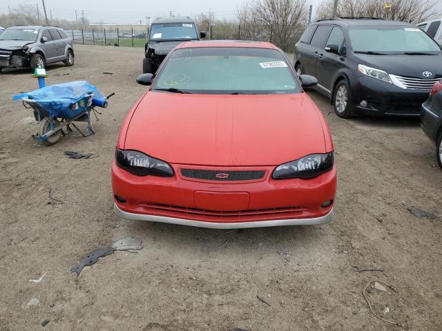 2G1WZ121959167829 - 2005 CHEVROLET MONTE CARL SS SUPERCHARGED RED photo 5