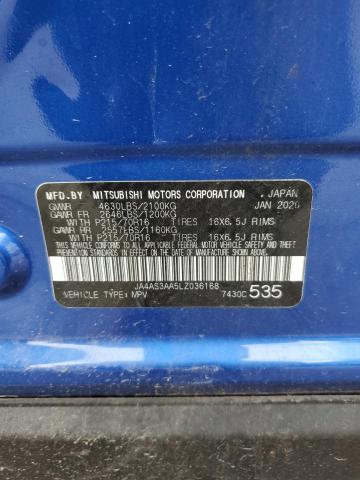 JA4AS3AA5LZ036168 - 2020 MITSUBISHI ECLIPSE CR ES BLUE photo 13