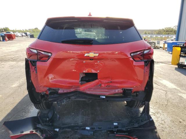 3GNKBBRA1MS579113 - 2021 CHEVROLET BLAZER 1LT RED photo 6