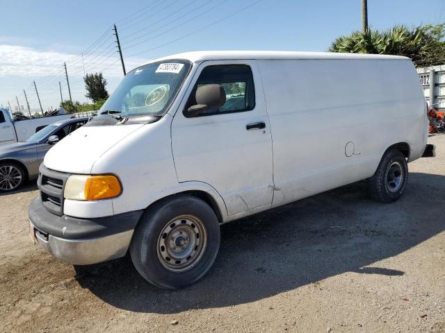 2D7HB11X83K515366 - 2003 DODGE RAM VAN B1500 WHITE photo 1