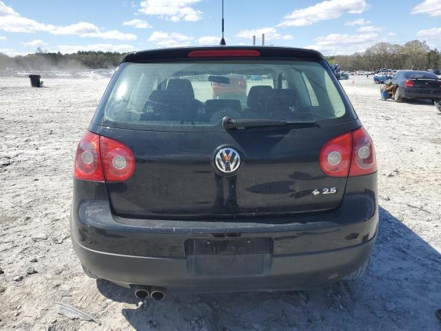 WVWAB71K78W138599 - 2008 VOLKSWAGEN RABBIT BLACK photo 6