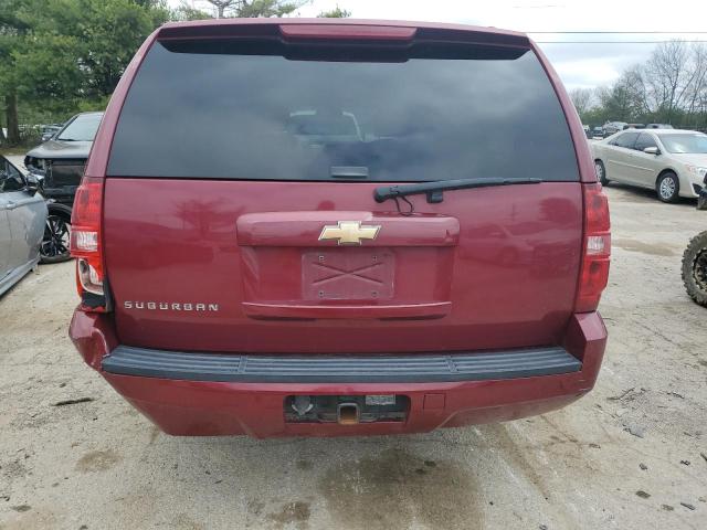 1GNFC16J97R219284 - 2007 CHEVROLET SUBURBAN C1500 BURGUNDY photo 6