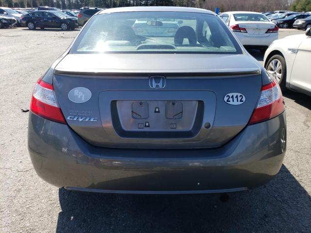 2HGFG12628H527690 - 2008 HONDA CIVIC LX GRAY photo 6