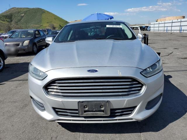 3FA6P0H7XER179698 - 2014 FORD FUSION SE SILVER photo 5