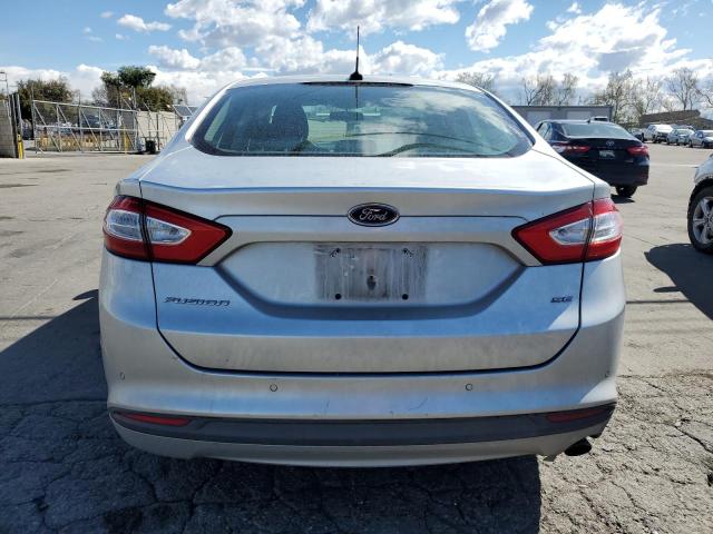 3FA6P0H7XER179698 - 2014 FORD FUSION SE SILVER photo 6