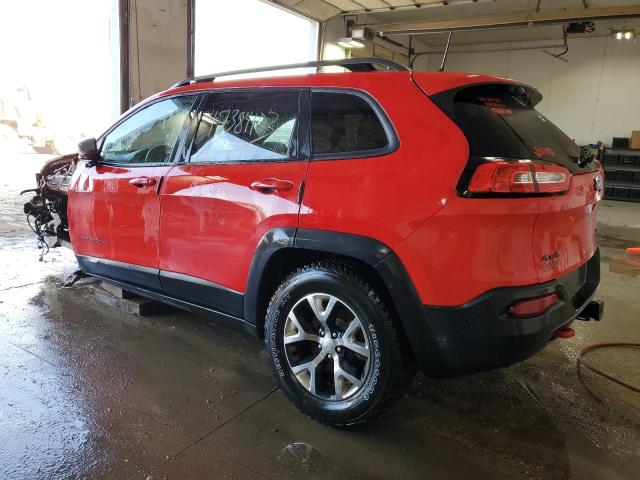1C4PJMBS7HW566280 - 2017 JEEP CHEROKEE TRAILHAWK RED photo 2