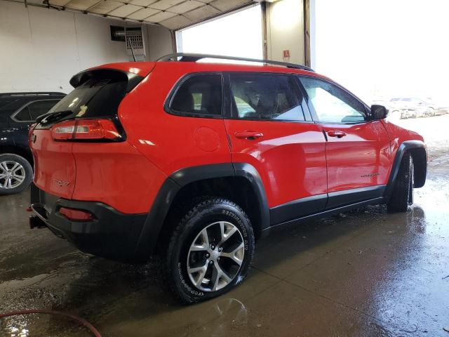 1C4PJMBS7HW566280 - 2017 JEEP CHEROKEE TRAILHAWK RED photo 3
