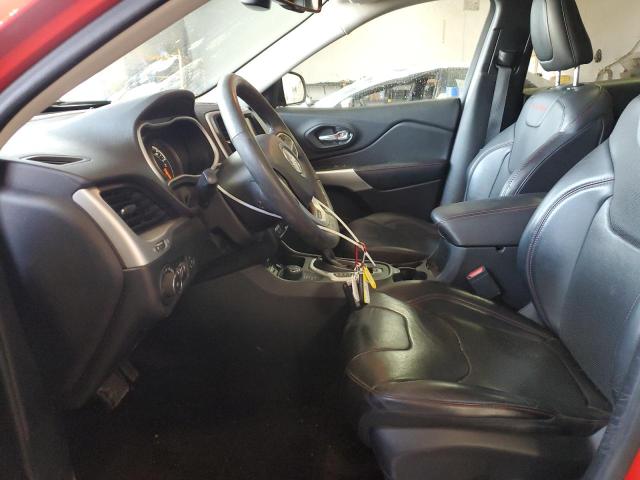 1C4PJMBS7HW566280 - 2017 JEEP CHEROKEE TRAILHAWK RED photo 7
