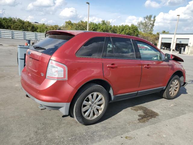 2FMDK4JC2ABA30348 - 2010 FORD EDGE SEL RED photo 3
