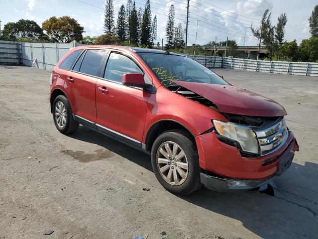 2FMDK4JC2ABA30348 - 2010 FORD EDGE SEL RED photo 4