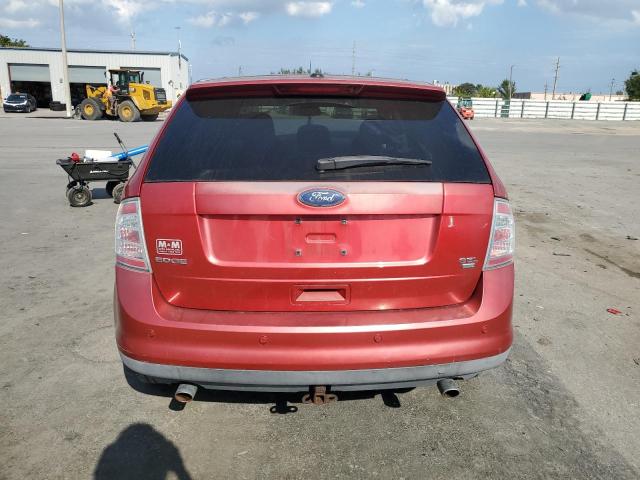 2FMDK4JC2ABA30348 - 2010 FORD EDGE SEL RED photo 6