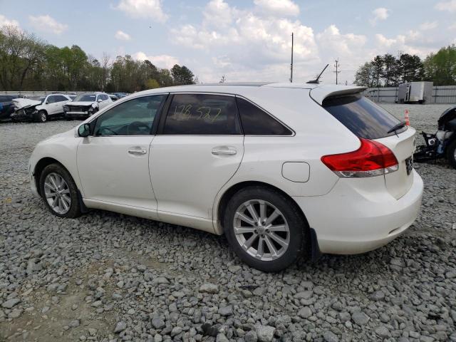 4T3ZA3BB8AU025861 - 2010 TOYOTA VENZA WHITE photo 2