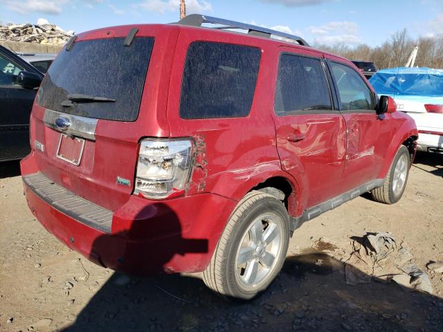 1FMCU9EGXBKB69277 - 2011 FORD ESCAPE LIMITED RED photo 3