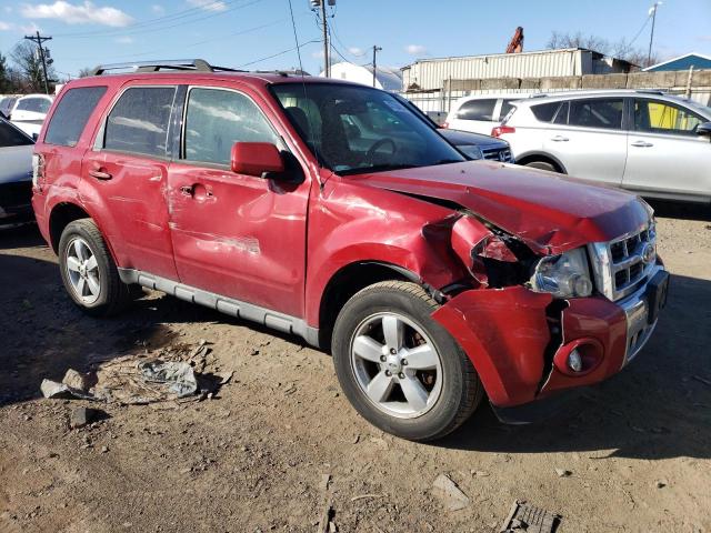 1FMCU9EGXBKB69277 - 2011 FORD ESCAPE LIMITED RED photo 4