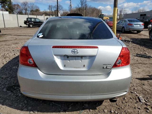 JTKDE177270154420 - 2007 TOYOTA SCION TC ვერცხლისფერი ფოტო 6