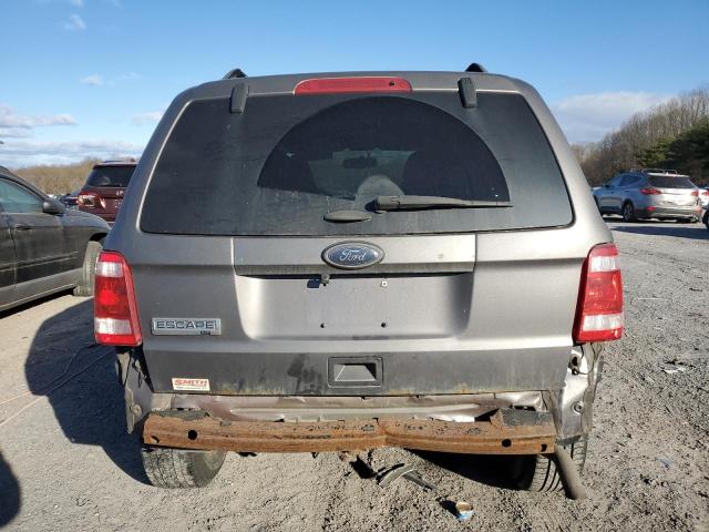 1FMCU9D76BKB17596 - 2011 FORD ESCAPE XLT GRAY photo 6