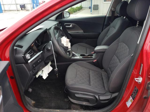 KNDCB3LC6N5528926 - 2022 KIA NIRO LX RED photo 7