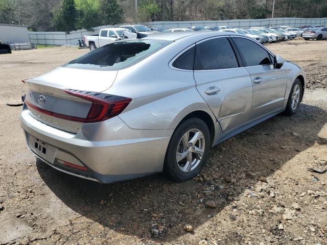 5NPEG4JA6MH125626 - 2021 HYUNDAI SONATA SE SILVER photo 3